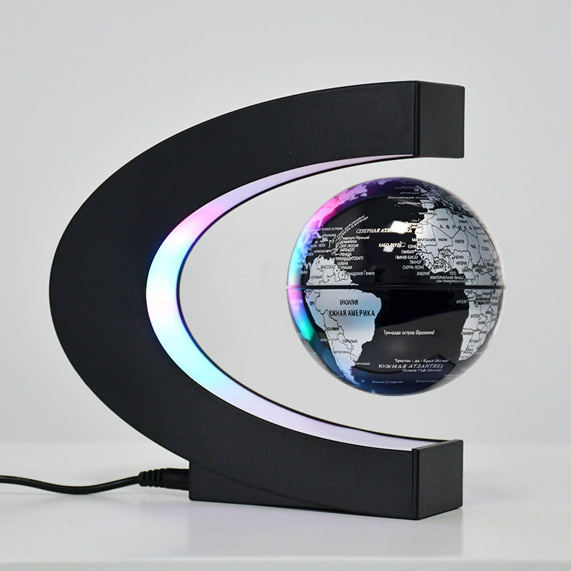 Globo Terráqueo Levitante Magnético con Luz LED — Decoración Escritorio Premium