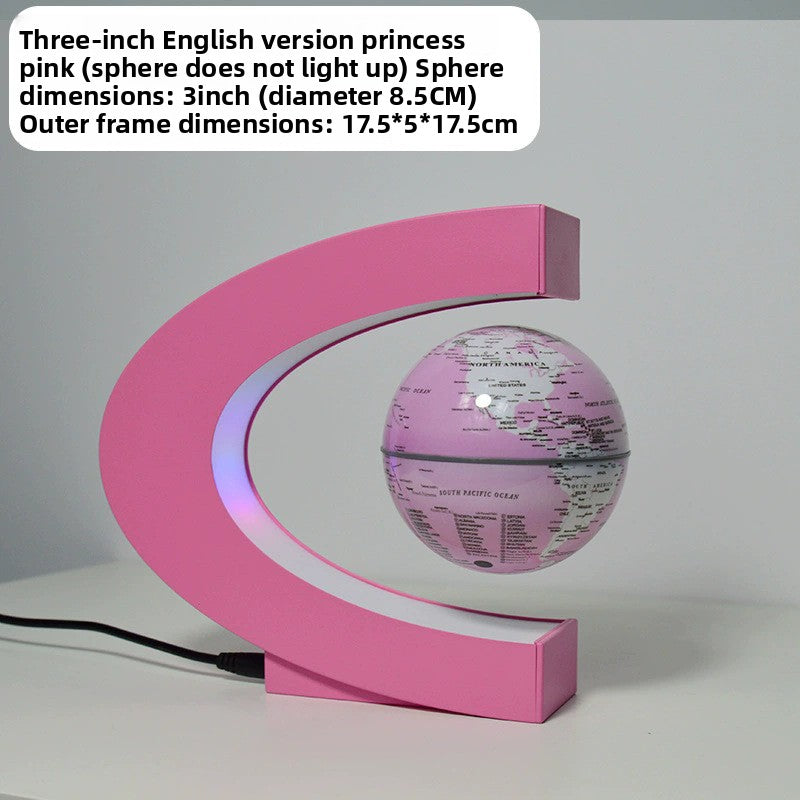 Globo Terráqueo Levitante Magnético con Luz LED — Decoración Escritorio Premium