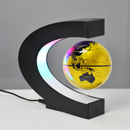 Globo Terráqueo Levitante Magnético con Luz LED — Decoración Escritorio Premium