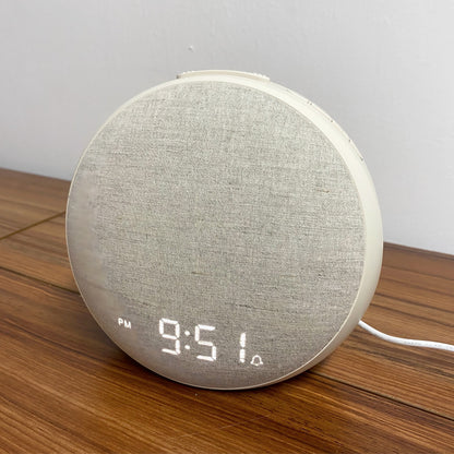 Reloj despertador con simulación de amanecer, luz LED y ruido blanco
