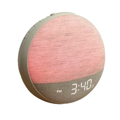 Reloj despertador con simulación de amanecer, luz LED y ruido blanco