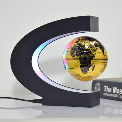 Globo Terráqueo Levitante Magnético con Luz LED — Decoración Escritorio Premium