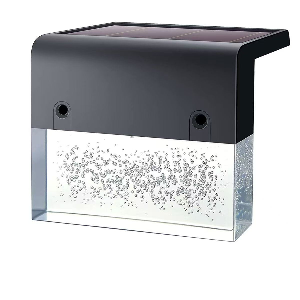 Luz solar LED para escalones y jardín — Bicolor cálido/RGB para exteriores