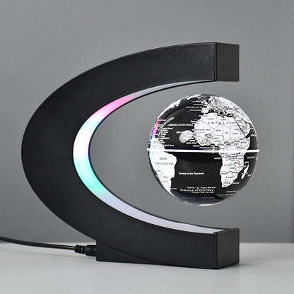 Globo Terráqueo Levitante Magnético con Luz LED — Decoración Escritorio Premium