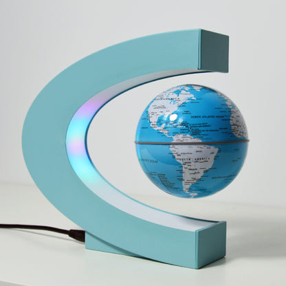 Globo Terráqueo Levitante Magnético con Luz LED — Decoración Escritorio Premium