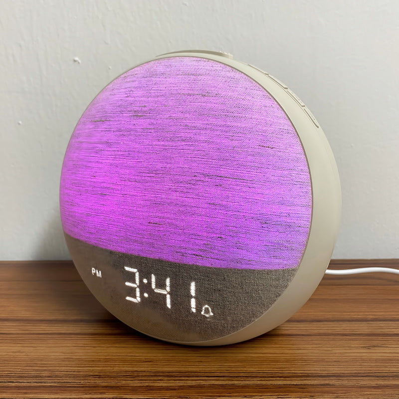 Reloj Despertador con Simulación de Amanecer, Luz LED y Ruido Blanco