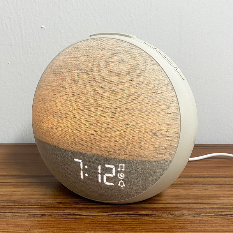 Reloj despertador con simulación de amanecer, luz LED y ruido blanco